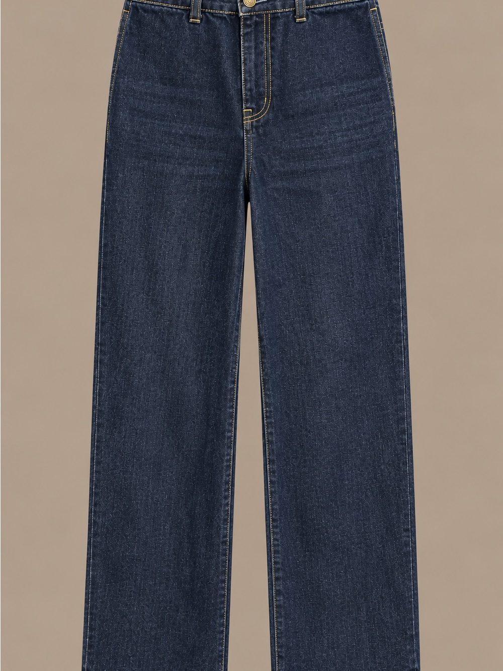 Jones New York Straight-Leg Jeans in Dark Blue